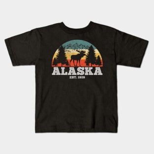 ALASKA EST. 1959 Vintage Kids T-Shirt